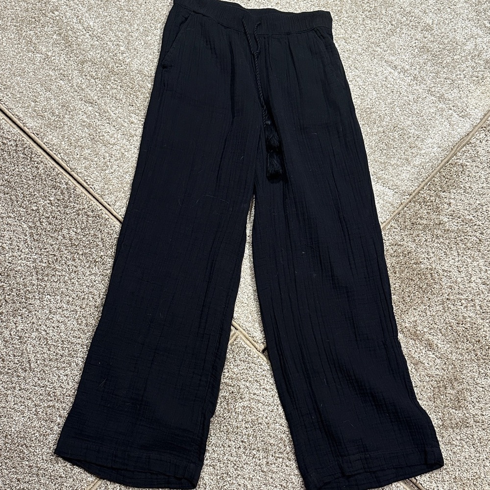 LOFT Black Wide Leg Pants